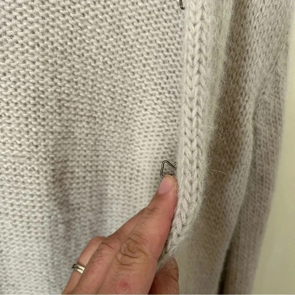 J.Crew Long Alpaca Wool Sweater Cardigan Coat with Pockets - Picture 4 of 10